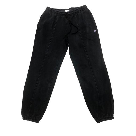 Champion Sweatpants Men's S Black Fleece Joggers‎ - Picture 1 of 9